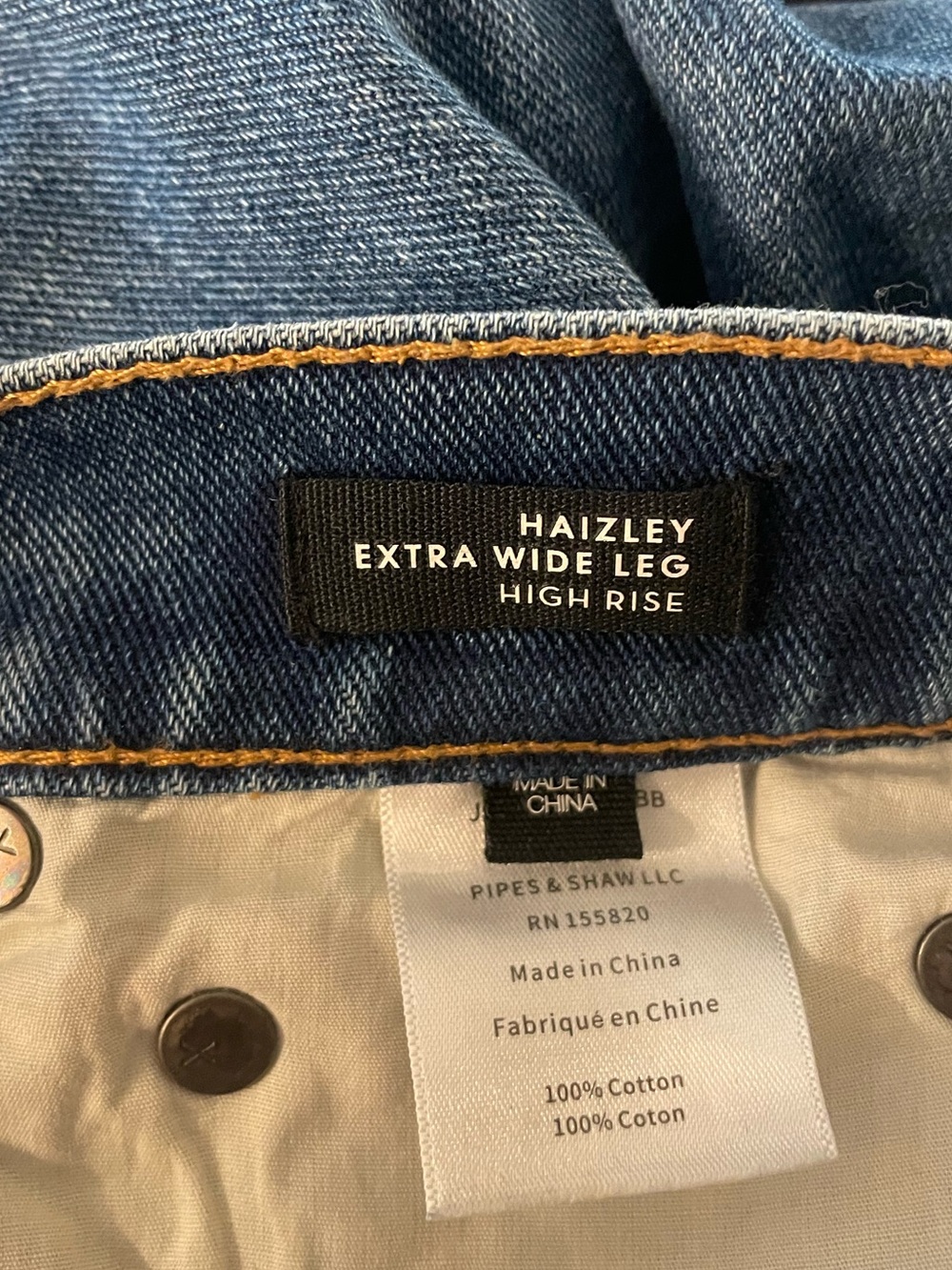 Veronica Beard Haizley Wide Leg High-Rise Women's Jeans Blue Size 30 - Picture 7 of 8